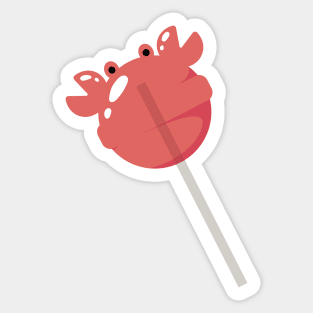 Crab lollipop Sticker